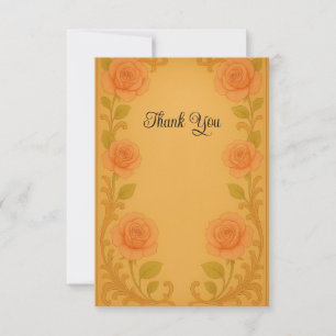 Victorian Style Thank You Card