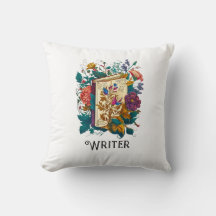 Victorian Style Writer, book & flowers