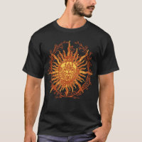 Victorian Sun Psychedelic Celestial Surrealism
