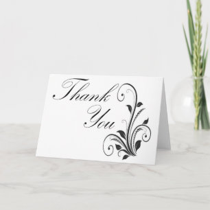 Victorian Thank You Card
