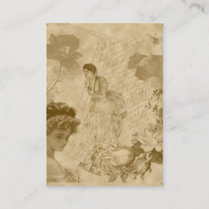 victorian Themed Vertical Business Profile Cards