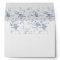 Victorian Toile French Blue Floral Address