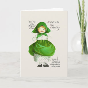 Victorian Top Of The Mornin St. Patrick's Day Card