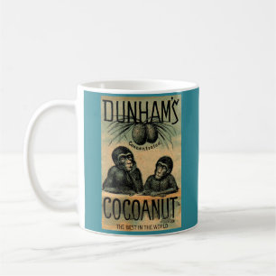 Victorian trade card: Dunham’s Cocoanut Coffee Mug