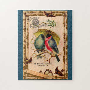 Victorian trade card Standard Sewing Machine Co. Jigsaw Puzzle