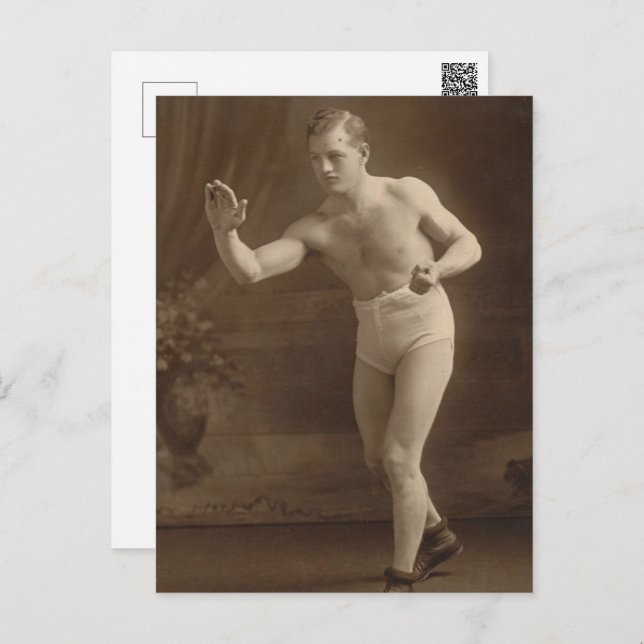Victorian Underwear Model Postcard