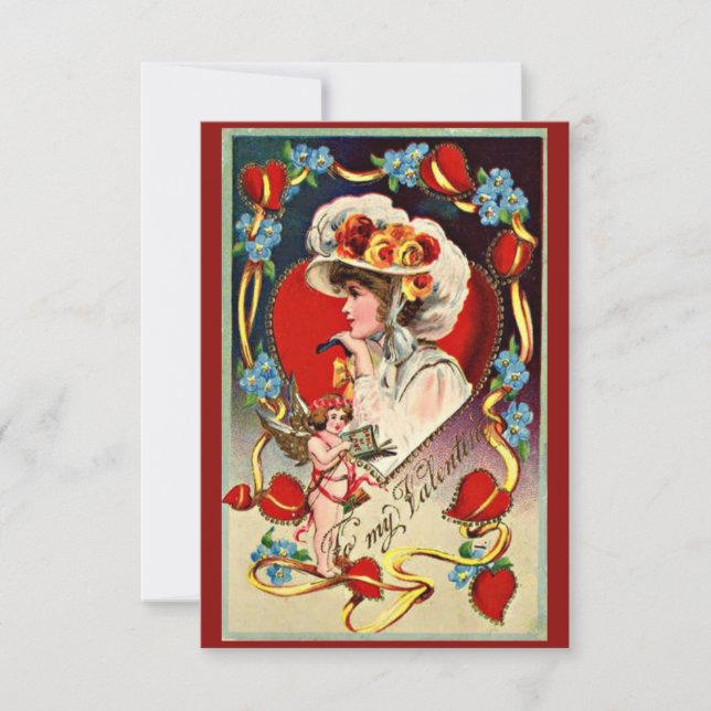 Victorian Valentine Card (Front)