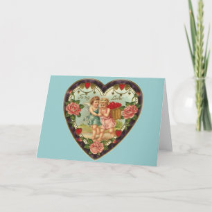 Victorian Valentine To My Love II Holiday Card