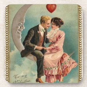 victorian valentines coaster