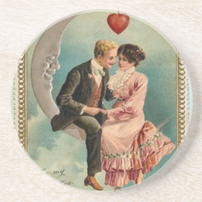 victorian valentines coaster (Front)