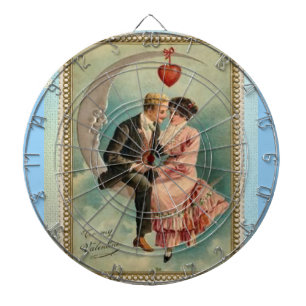victorian valentines dartboard