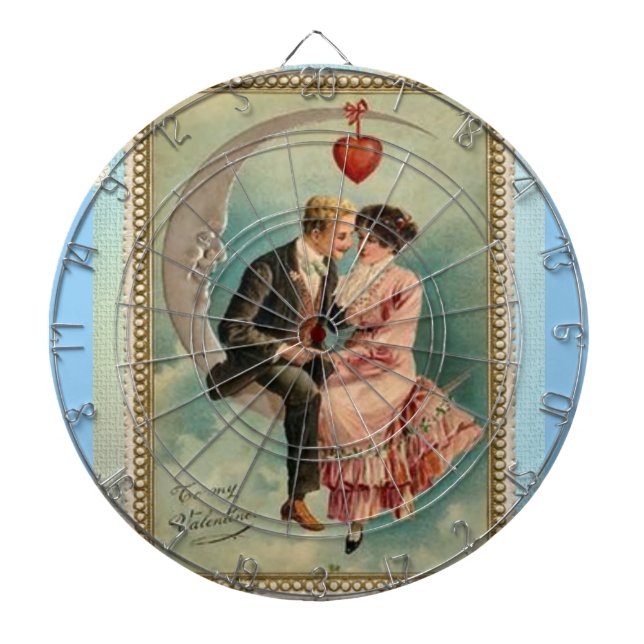 victorian valentines dartboard (Front)