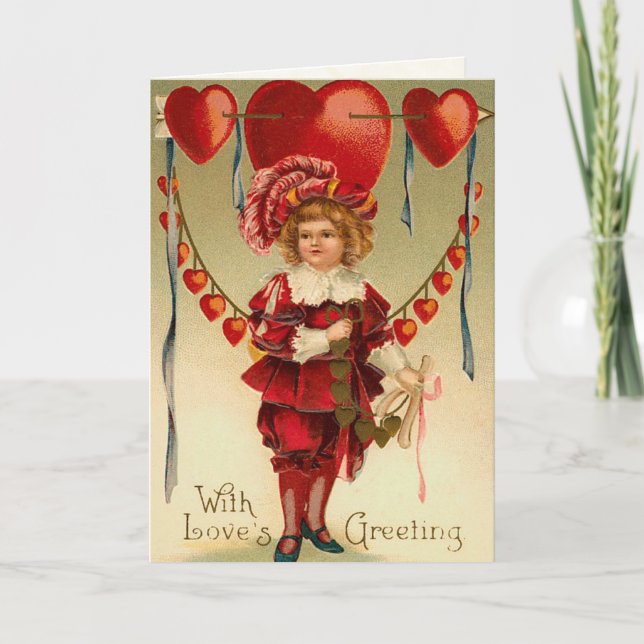 Victorian Valentine's Day Card (Front)