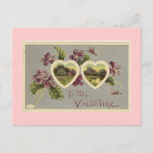 Victorian Valentine's Day Postcard