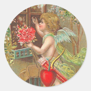 Victorian Valentine's Day Stickers