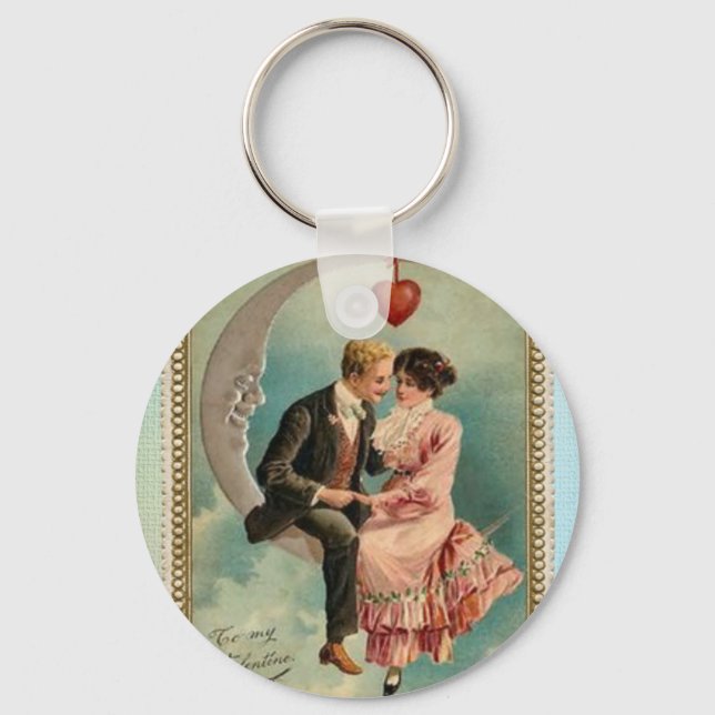 victorian valentines keychain (Front)