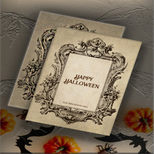 Victorian Vampire Halloween  Card