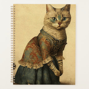 Victorian Vintage Cat Planner