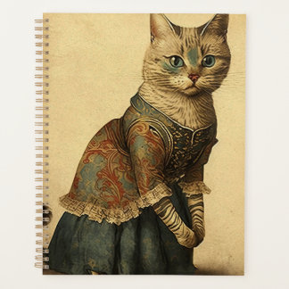 Victorian Vintage Cat Planner