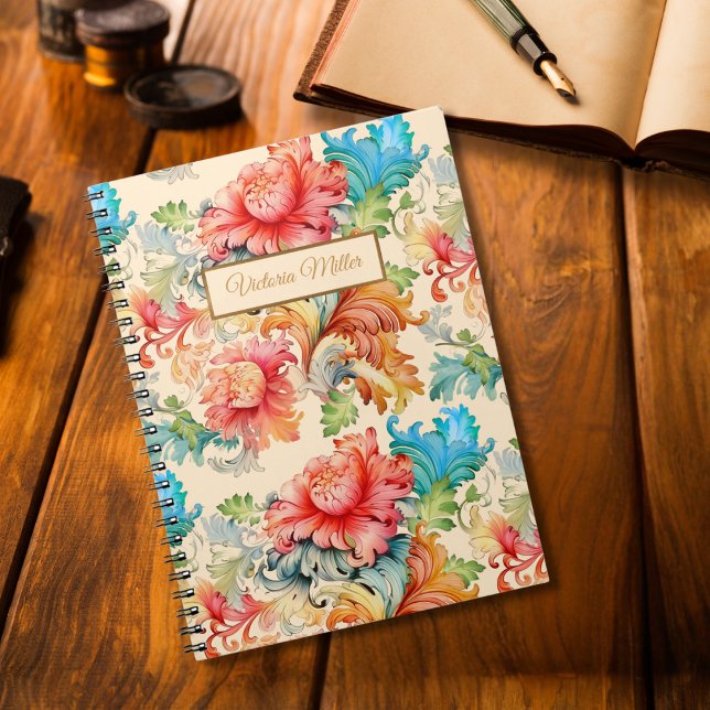 Victorian Vintage Floral Pattern Notebook (Creator Uploaded)