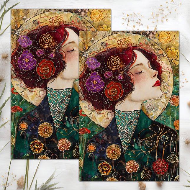 VICTORIAN VINTAGE LADY DECOUPAGE TISSUE PAPER (VICTORIAN VINTAGE LADY DECOUPAGE TISSUE PAPER)