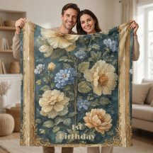 Victorian Vintage Soft Ivory Peony English Garden 