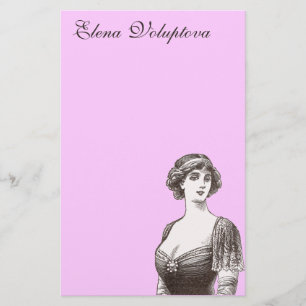 Victorian Vixen Letterhead Paper Customizable