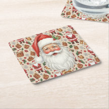Victorian Watercolor Santa Christmas Collection