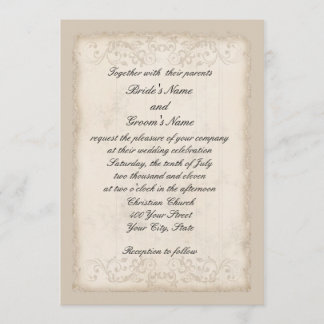 Victorian Wedding Invitation