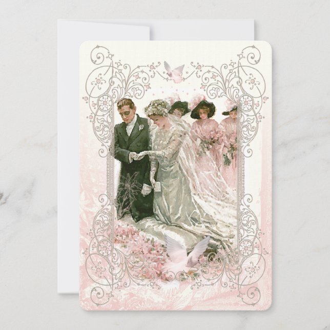 Victorian Wedding - Invitation Card (Front)