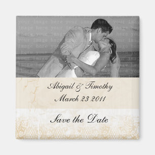 Victorian Wedding Save the Date Magnet