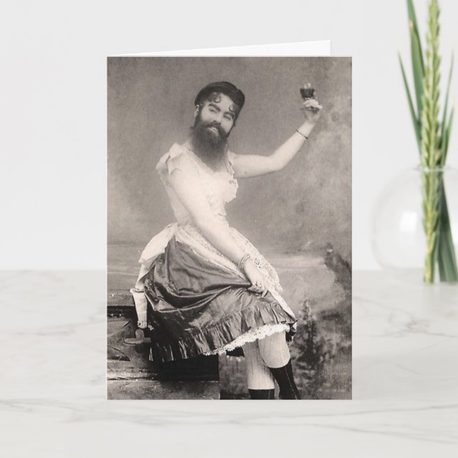 Victorian Weird, une femme avec une carte postale  (Devant)