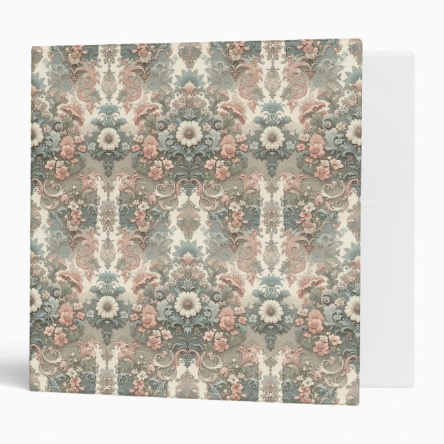 Victorian Whisper: A Pastel Symphony Binder (Front/Inside)