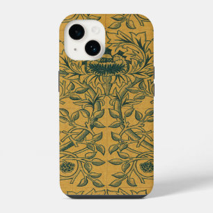 Victorian William Morris Floral Textile Pattern iPhone 14 Case