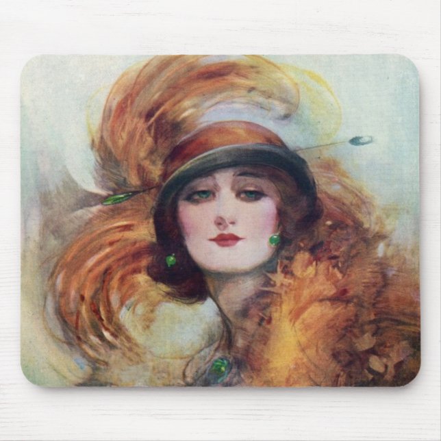 Victorian Woman Mouse Pad (Front)