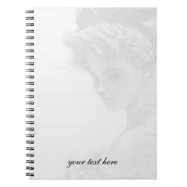 Victorian Woman Notebook (Front)