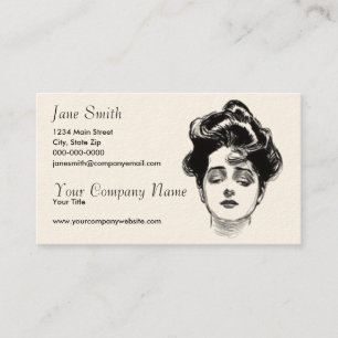 Victorian Women Business Card