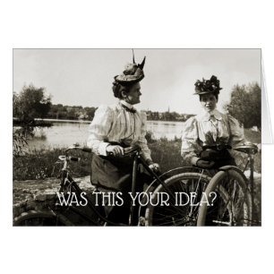 VICTORIAN WOMME BICYCLE RIDE PHOTOGRAPHIE VINTAGE