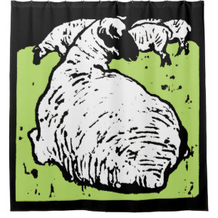 Victorian Woodcut Farm Animal Sheep