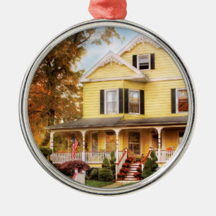 Victorian - Yellow Lace -  Dream House Metal Ornament