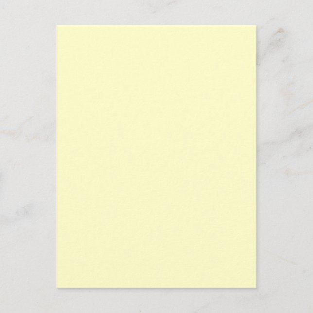 Victorian Yellow - Pale Yellow Template Blank Postcard (Front)