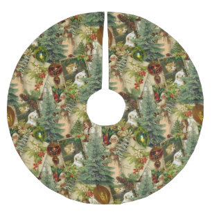 Victorian Yuletide Splendour    Brushed Polyester Tree Skirt