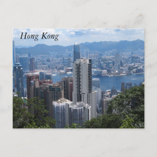 Victoria's Peak in Hong Kong Postcard