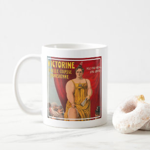 Victorine, The Beautiful Parisian Large Woman Coffee Mug