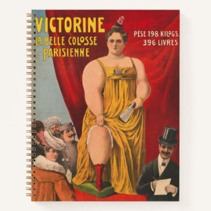 Victorine, The Beautiful Parisian Large Woman Notebook