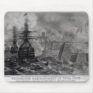 Victorious Bombardment of Vera Cruz Mouse Pad