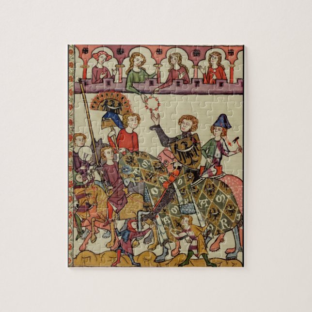 Victorious Knight, 14th Century Jigsaw Puzzle (Vertical)