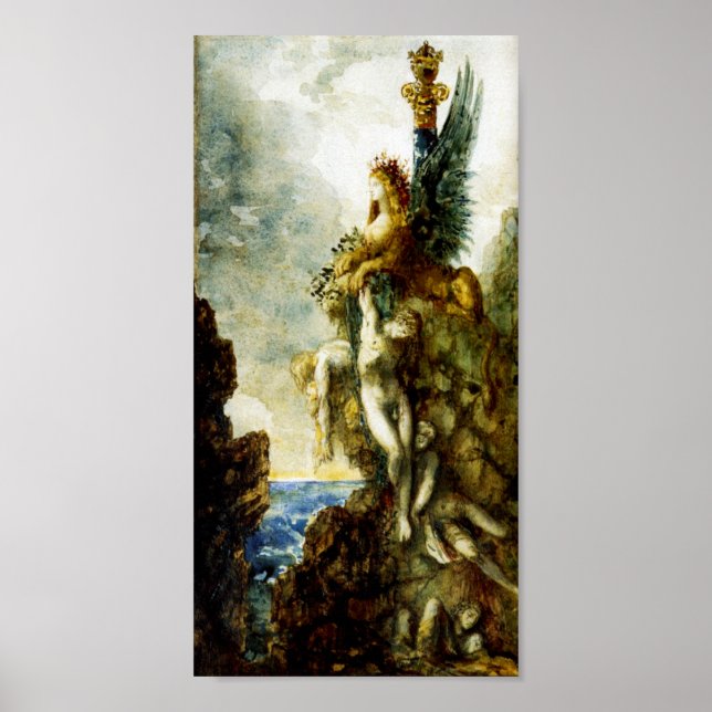 Victorious Sphinx by Gustave Moreau Poster (Front)