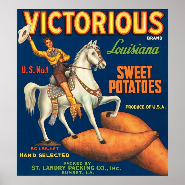 Victorious Sweet Potatoes Poster (Front)