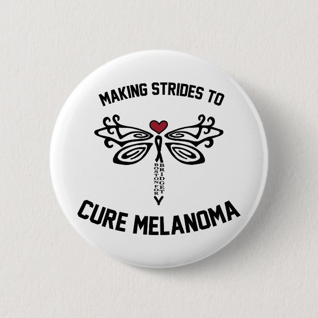 Victors Melanoma Research Team Button (Front)